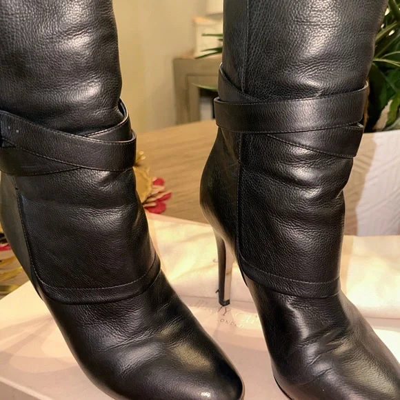 Jimmy Choo Grainy Calf Leather boots in 39 132 Ballad